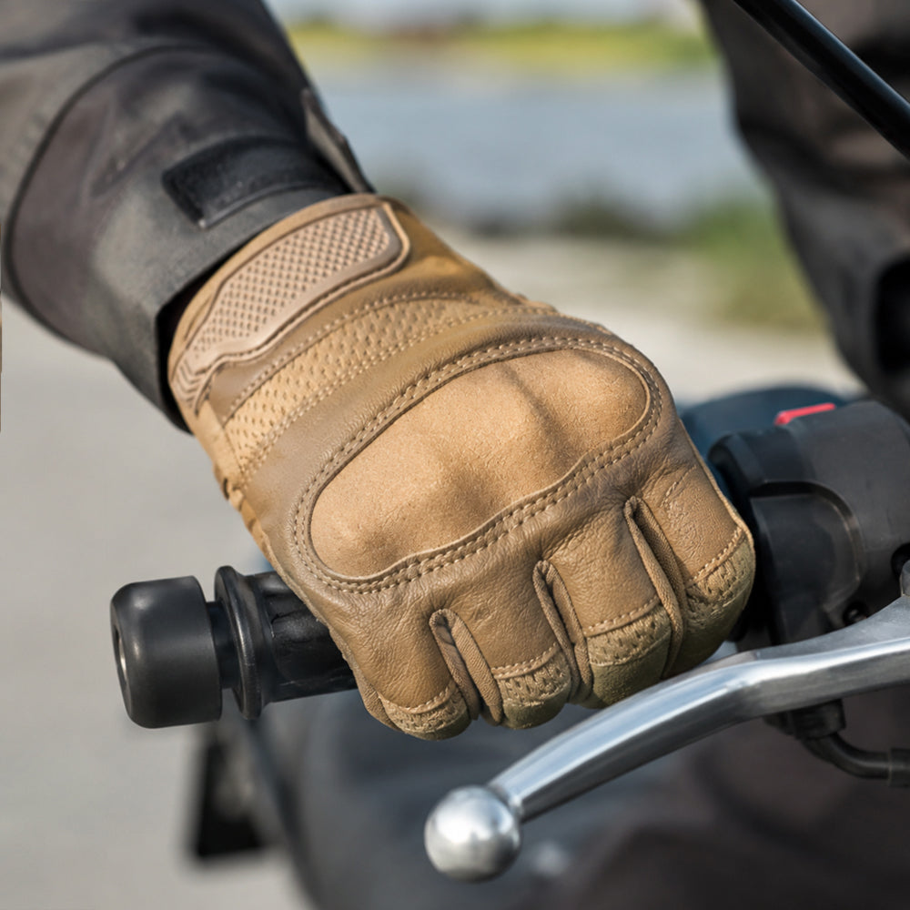 Men's Tactical Gloves with Knuckle Protection Touchscreen Grip
