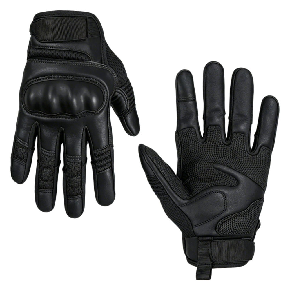 Men's Tactical Gloves with Knuckle Protection Touchscreen Grip