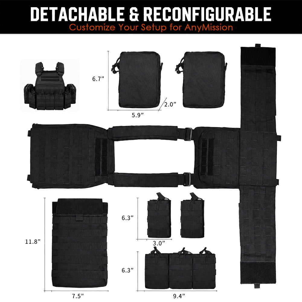 Quick Release Utility Tactical Vest
