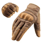 Men's Tactical Gloves with Knuckle Protection Touchscreen Grip