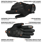 IRONVEX Tactical Touchscreen Gloves With Knuckle Protection