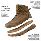Men’s 4.6” Lightweight Waterproof Tactical Boots