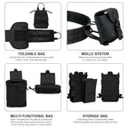 8 in 1 Quick Release Tactical Duty Belt With MOLLE Pouches
