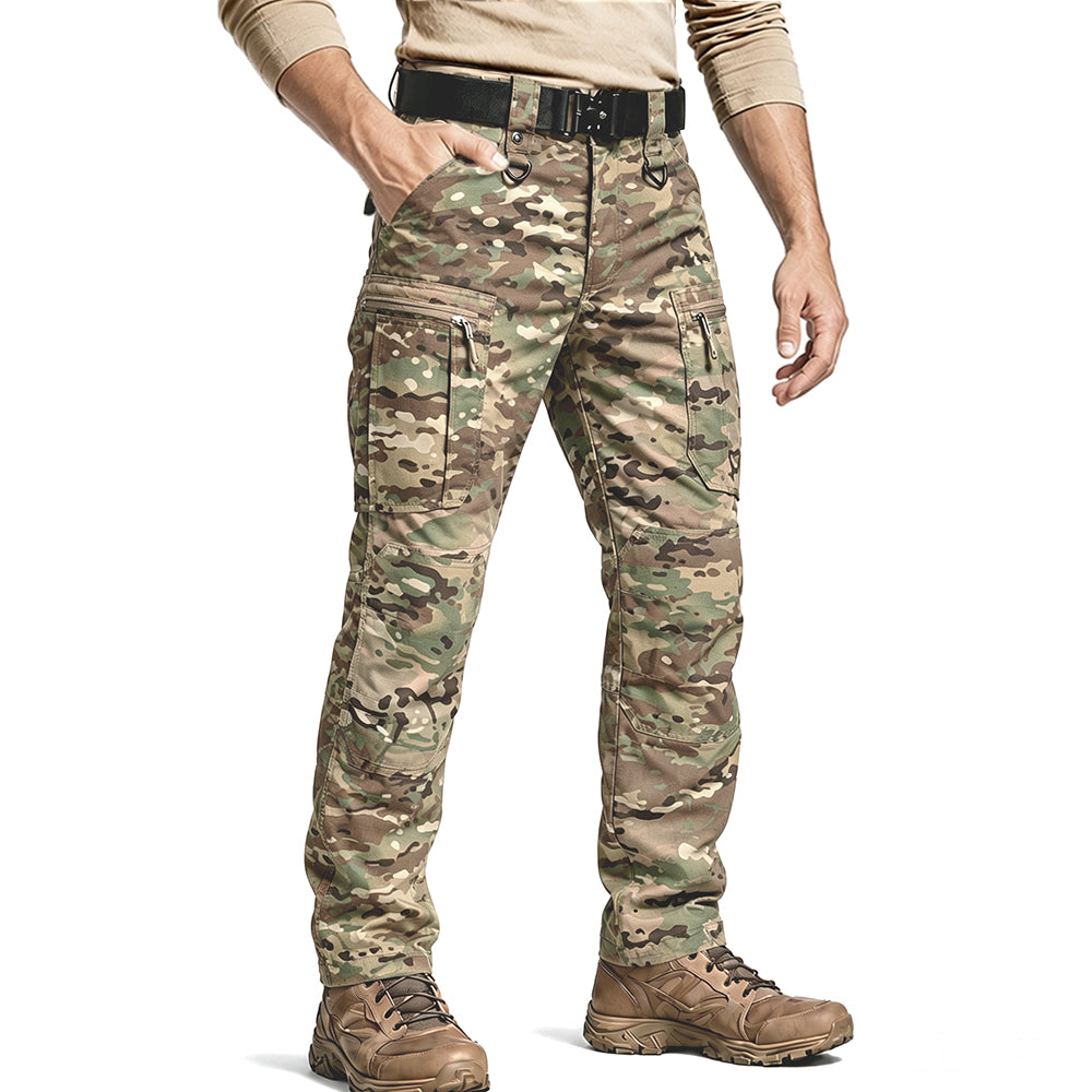 Camouflage | Front view of men's tactical pants