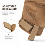 Men's Tactical Gloves with Knuckle Protection Touchscreen Grip