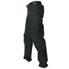 Black | Front view of men's tactical pants