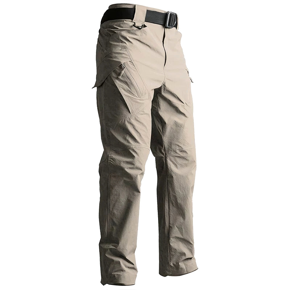Khaki | Front view of men's tactical  pants 2