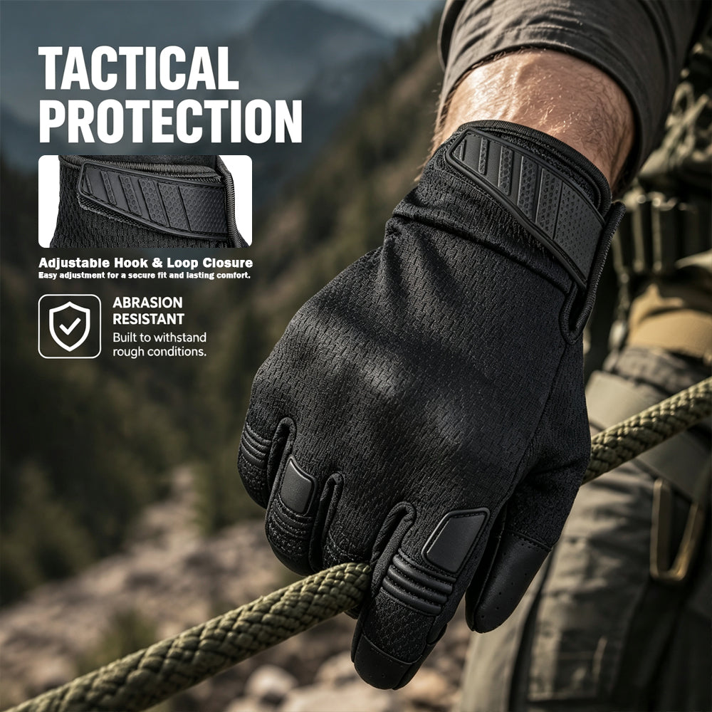 IRONVEX Tactical Touchscreen Gloves With Knuckle Protection