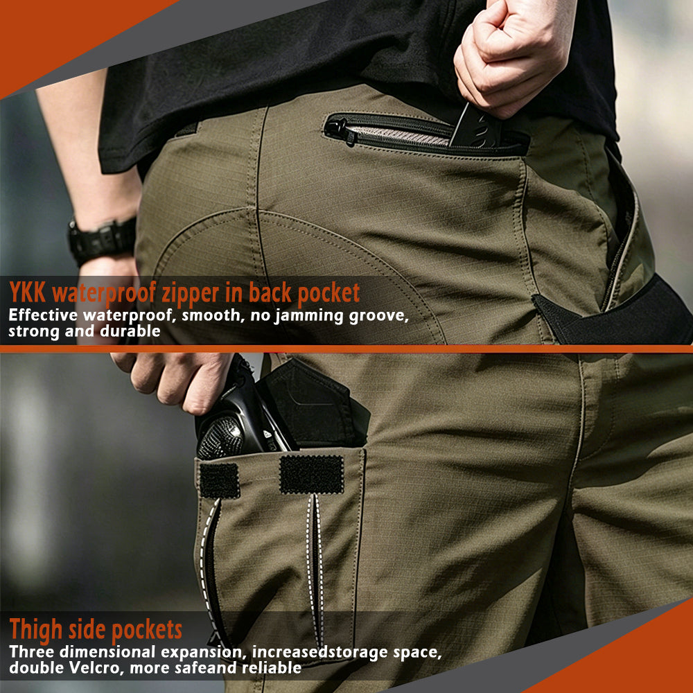 Men’s Urban Cargo Waterproof Ripstop Tactical Pants
