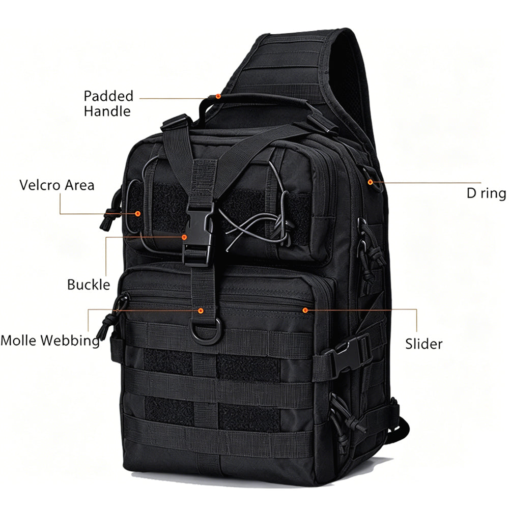 IRONVEX Rover EDC Sling Backpack Waterproof Utility Shoulder Pack