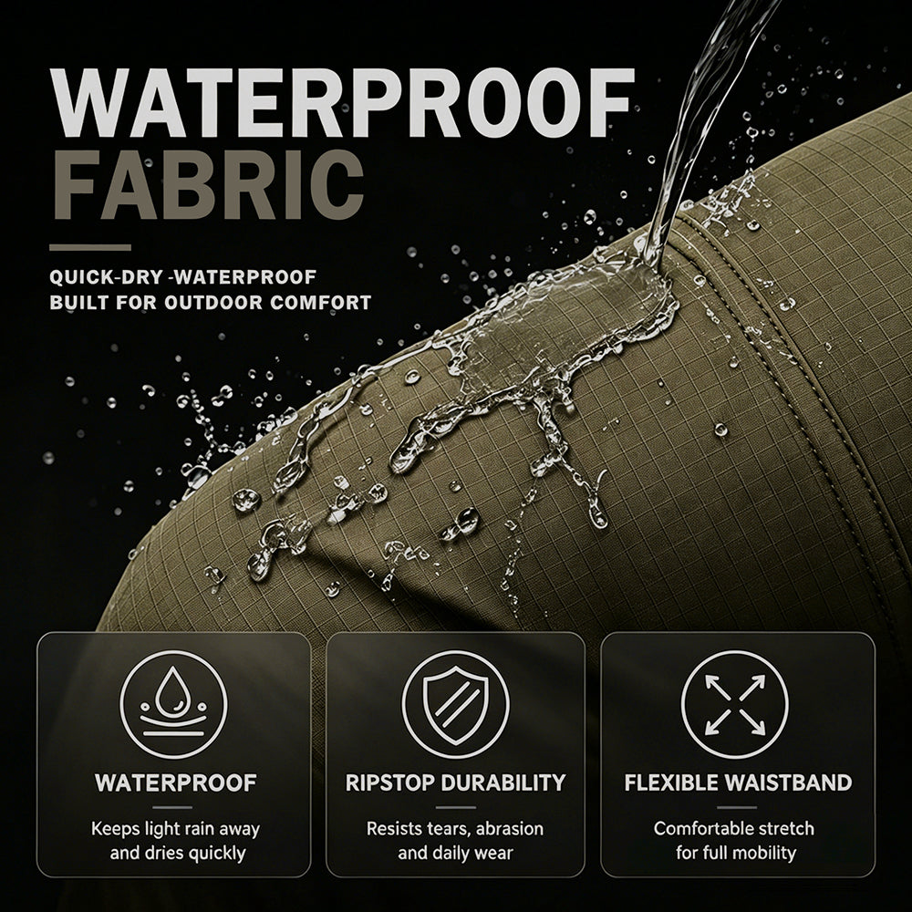 Men’s Urban Cargo Waterproof Ripstop Tactical Pants