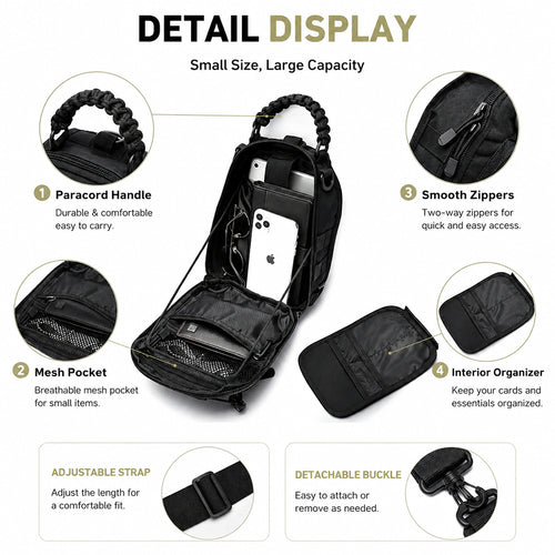 Elite Pro Utility Tactical Sling Pack