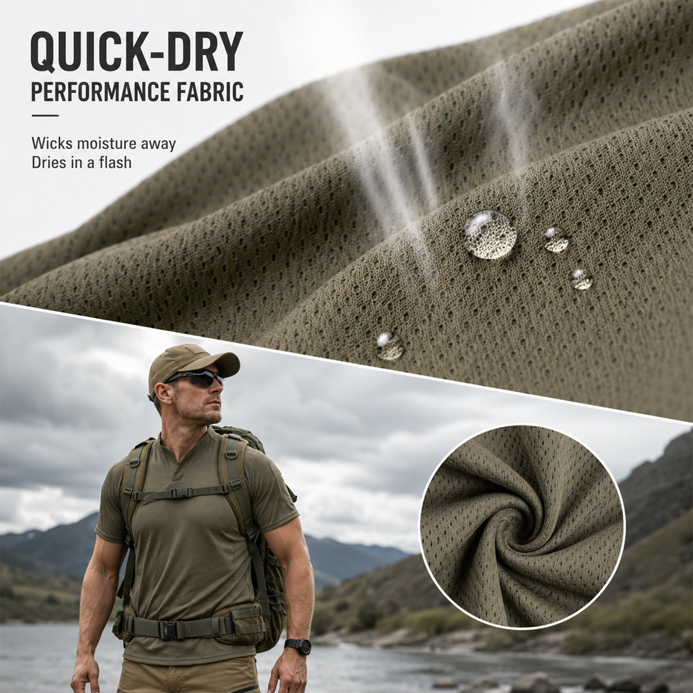 IRONVEX Apex Elite Quick-Dry Tactical T-Shirt
