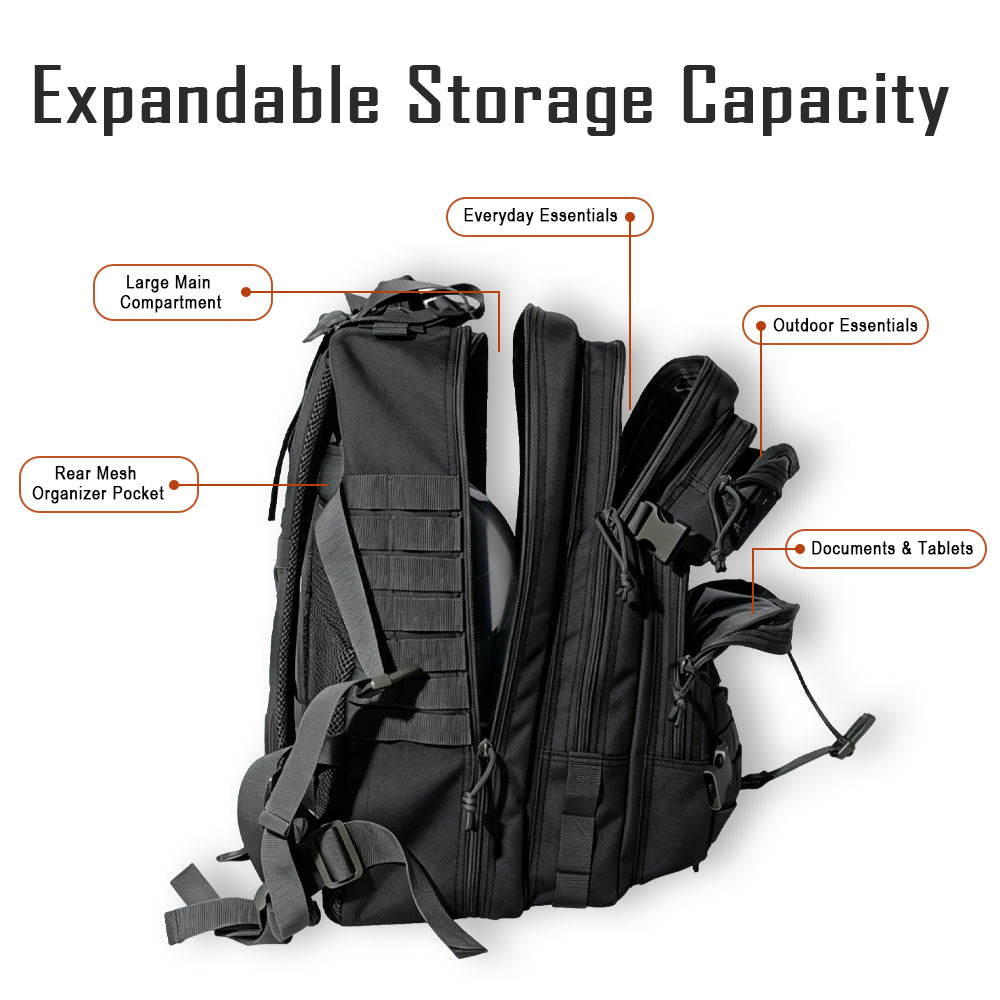 Ironvex Elite Outdoor Tactical Hiking Backpack