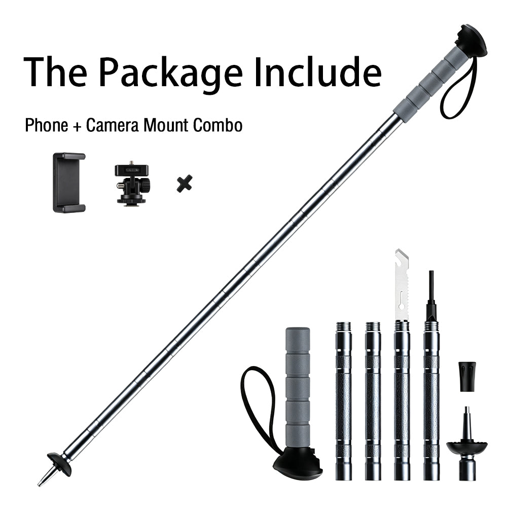 Ironvex TrailCore 5-in-1 Multifunctional Trekking Pole