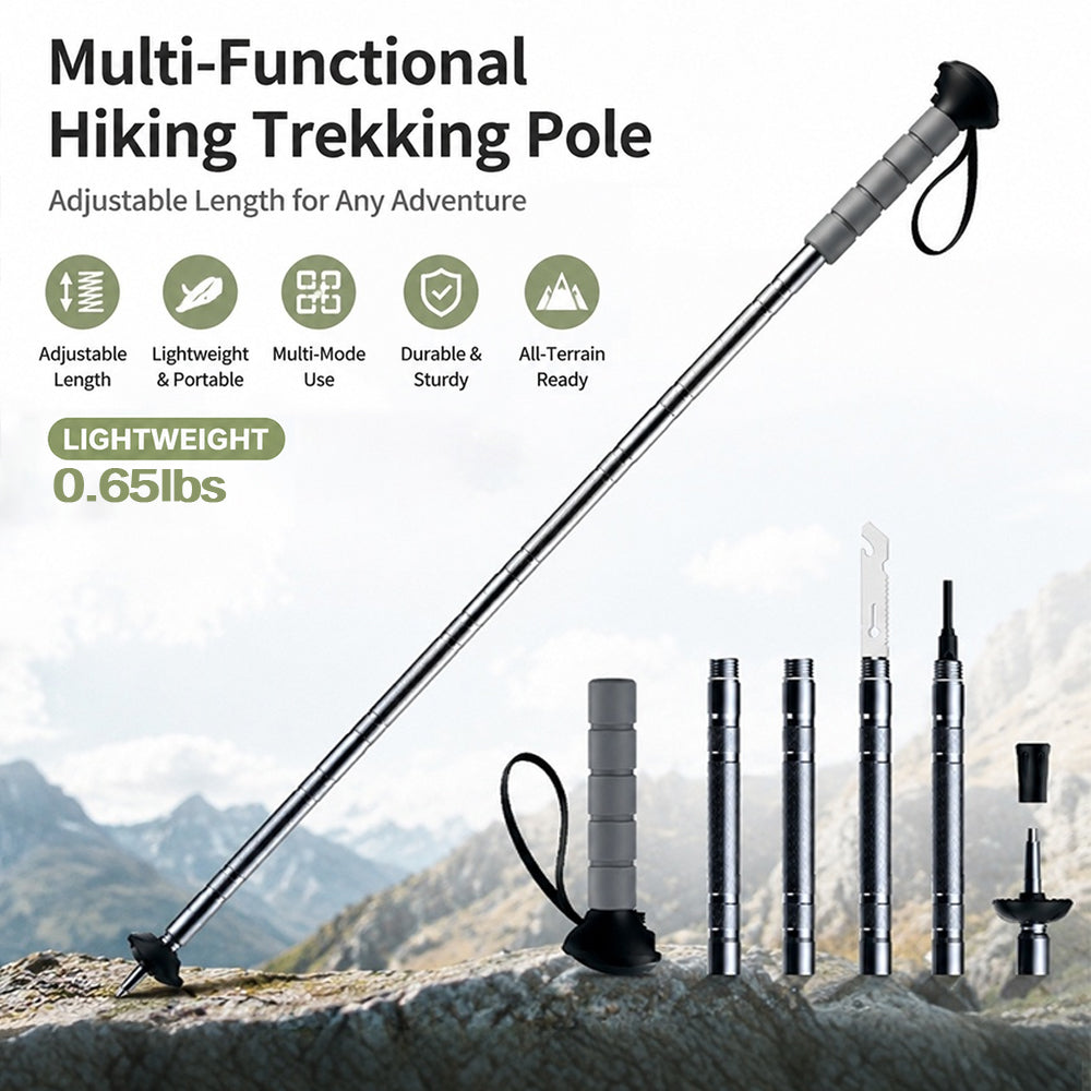 Ironvex TrailCore 5-in-1 Multifunctional Trekking Pole