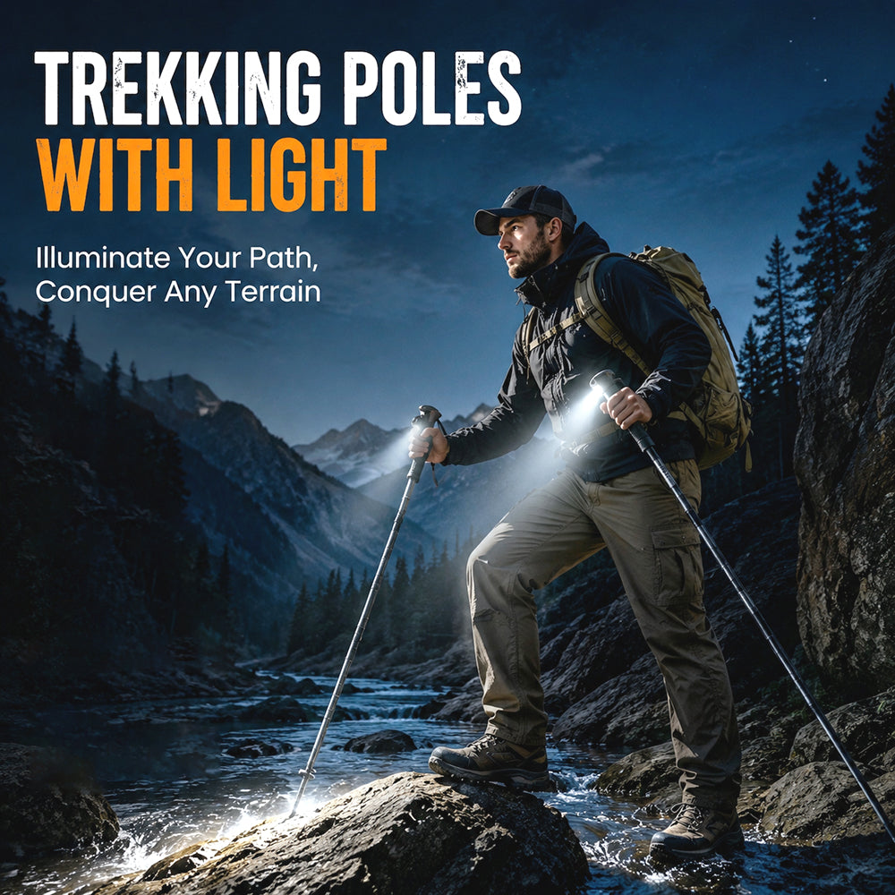 Ironvex TrailCore 5-in-1 Multifunctional Trekking Pole