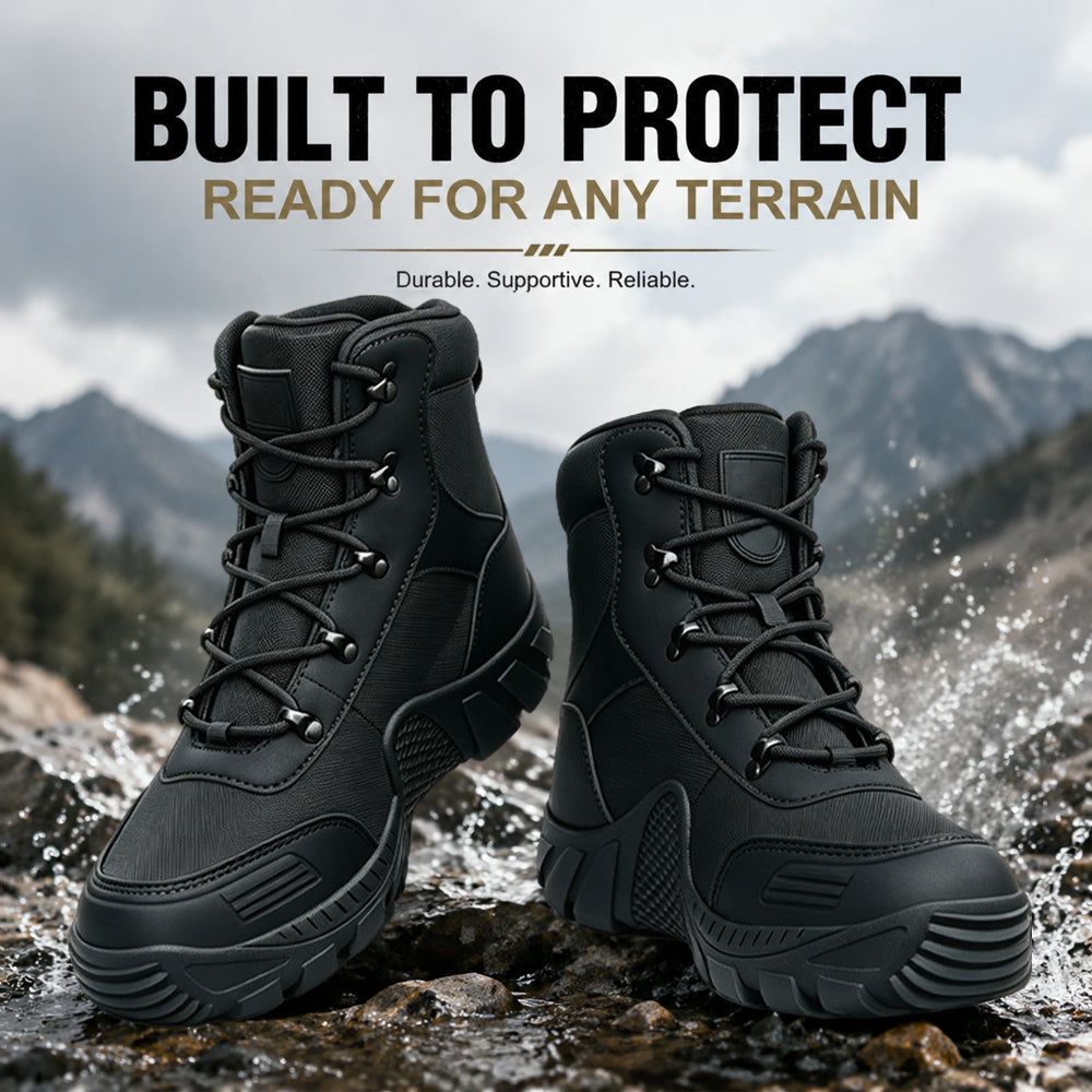 Men’s 6” Elite Pro Waterproof Tactical Hiking Boots