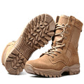 Men’s 8” Durable Work Boots Suede Leather Tactical Hiking Boots