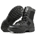 Men’s 8” Durable Work Boots Suede Leather Tactical Hiking Boots