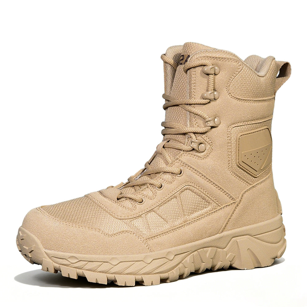 Men’s 8” Durable Work Boots Waterproof Tactical Hiking Boots