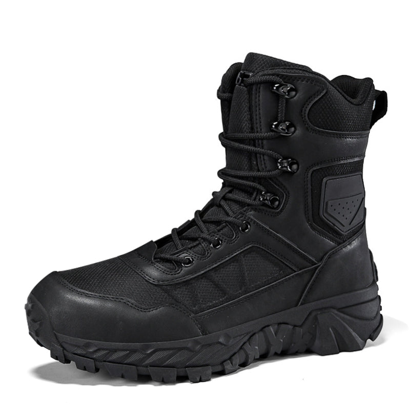 Men’s 8” Durable Work Boots Waterproof Tactical Hiking Boots