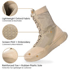 Men’s 8” Lightweight Work Boots Side Zipper Tactical Hiking Boots