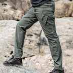 IRONVEX quick dry tactical cargo pants in outdoor setting