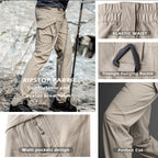 IRONVEX quick dry tactical cargo pants in outdoor setting