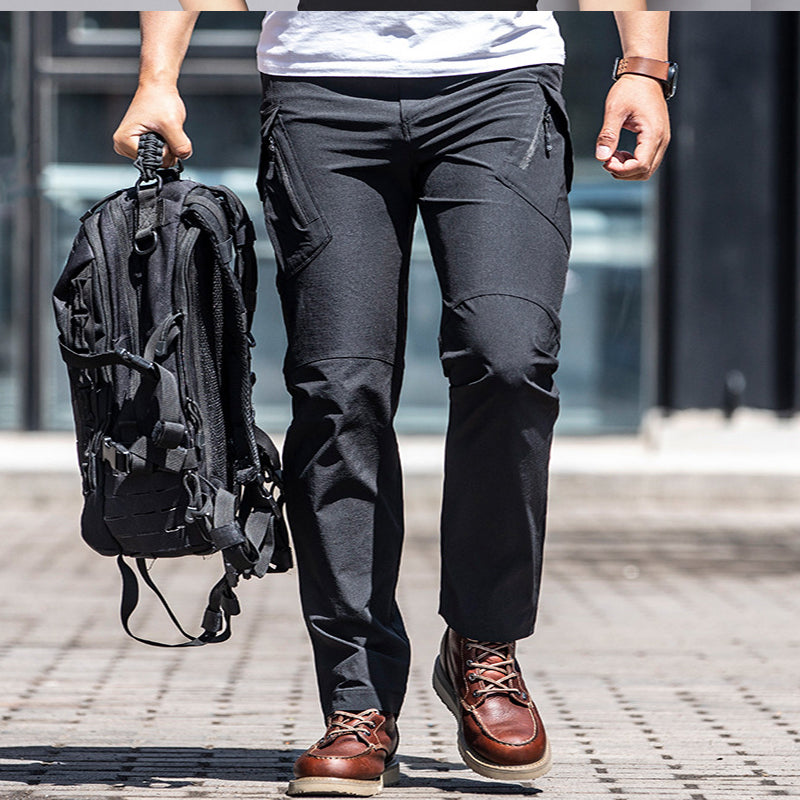 IRONVEX quick dry tactical cargo pants in outdoor setting