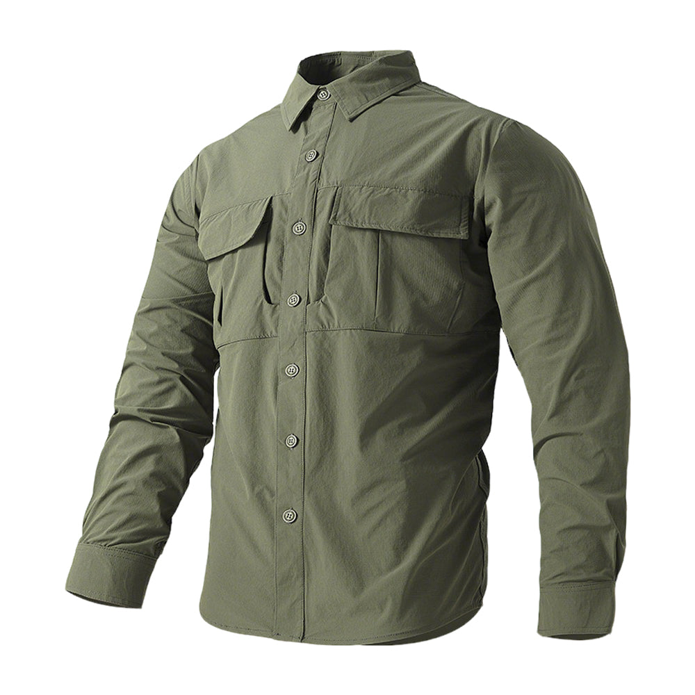 Men's Long Sleeve Stretch Tactical Shirt