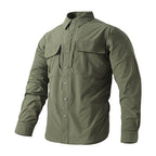 Men's Long Sleeve Stretch Tactical Shirt