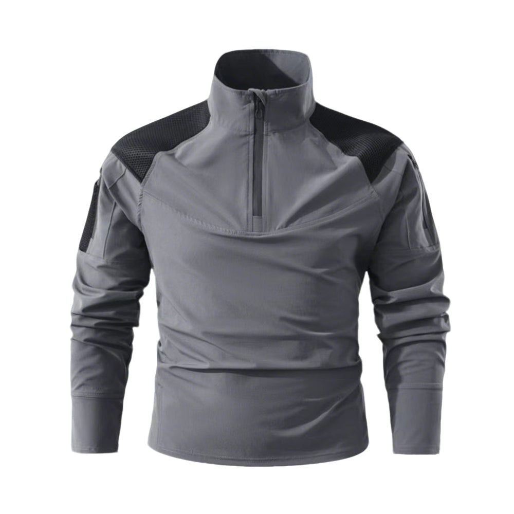 Men's Performance Stand Collar Tactical Shirt