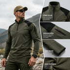 Men's Performance Stand Collar Tactical Shirt