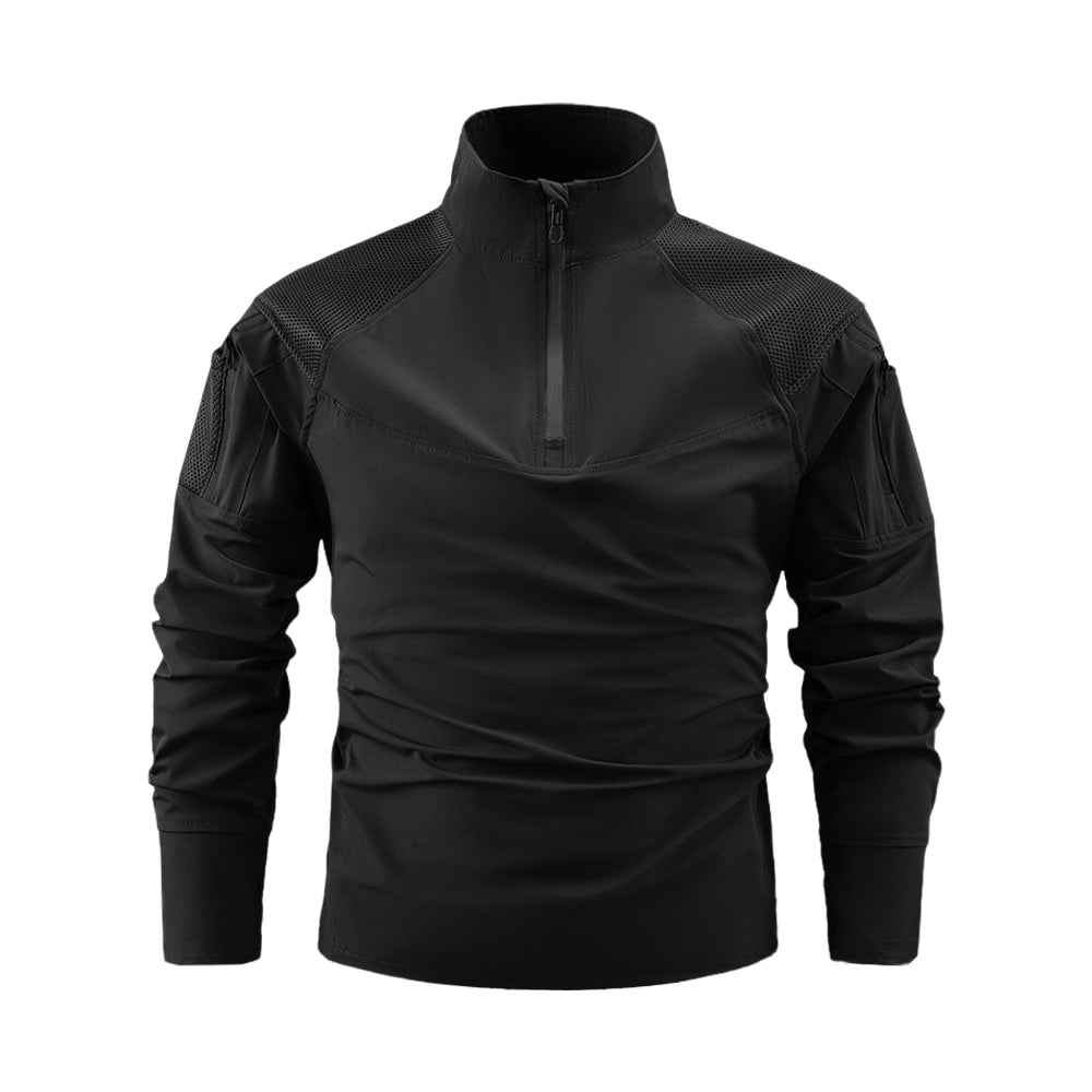 Men's Performance Stand Collar Tactical Shirt