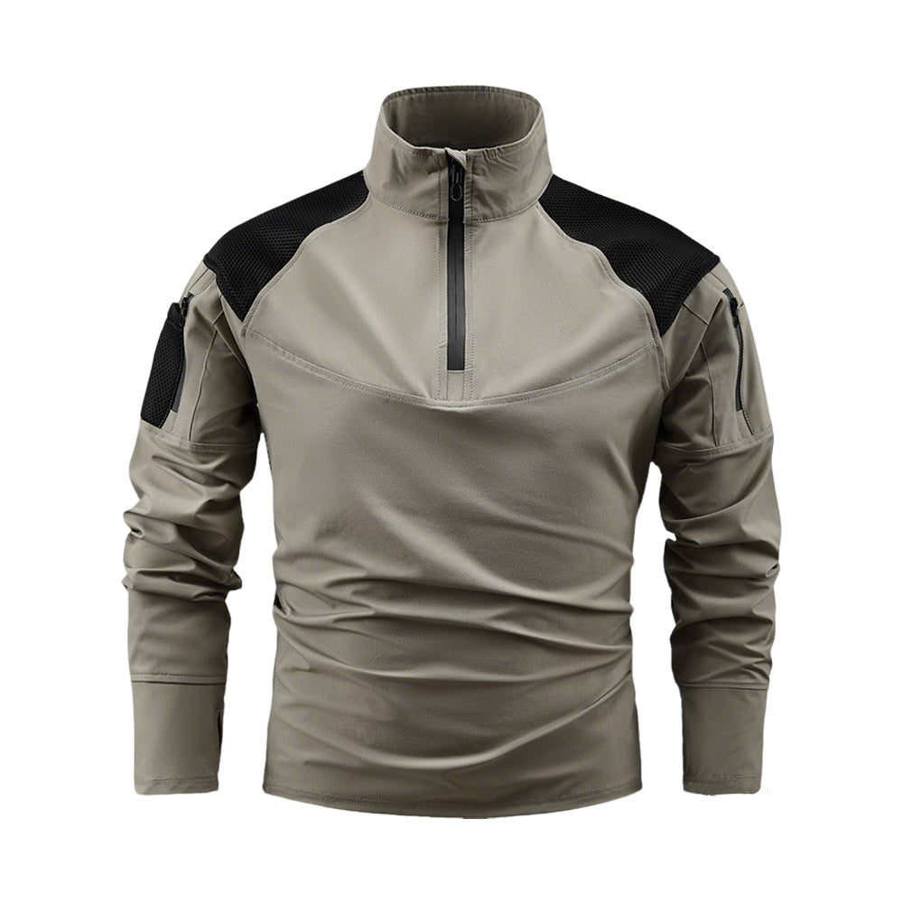 Men's Performance Stand Collar Tactical Shirt