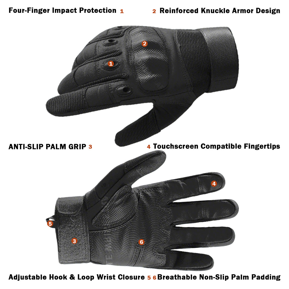 Men's Tactical Protective Gloves