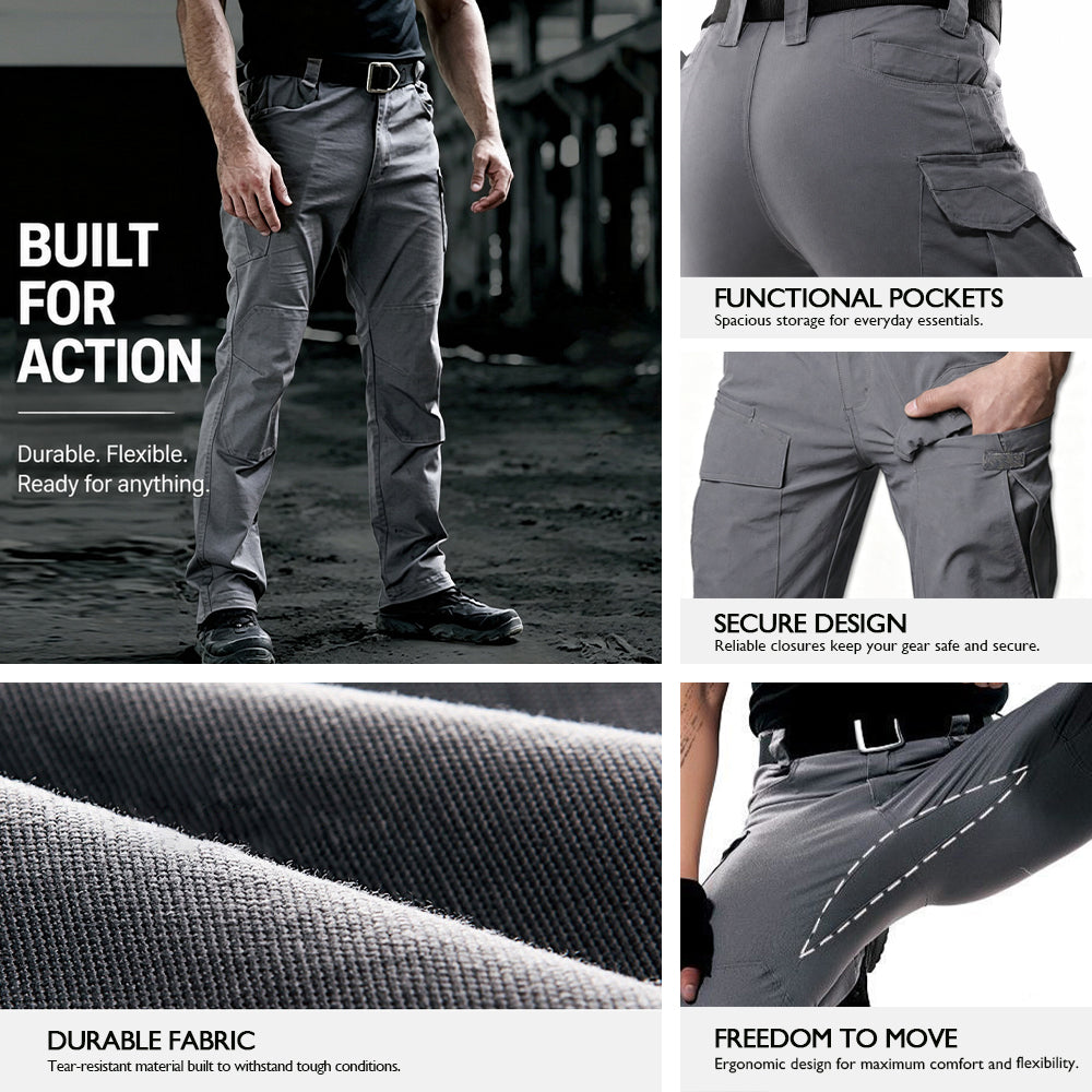 Men’s Thunder Waterproof Ripstop Tactical Cargo Pants