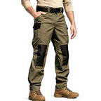 Army Green | Front view of men's tactical pants 1