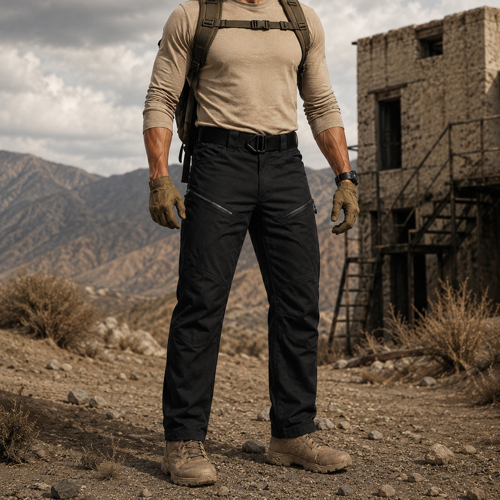 Men’s Urban Stretch Cargo Pants Waterproof Ripstop Pants