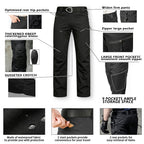 Men’s Urban Stretch Cargo Pants Waterproof Ripstop Pants