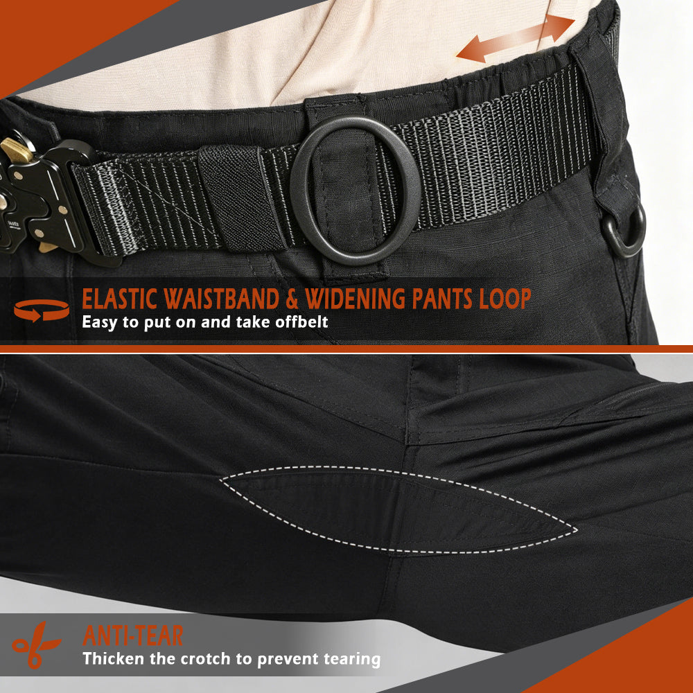 Men’s Urban Stretch Cargo Pants Waterproof Ripstop Pants