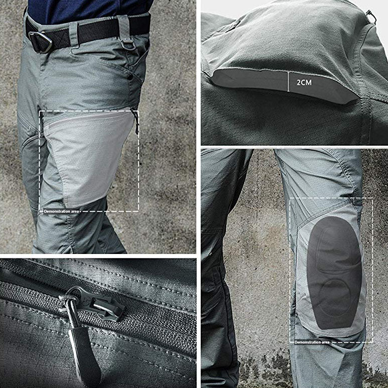 Men’s Urban Stretch Cargo Pants Waterproof Ripstop Pants