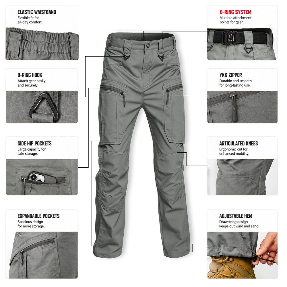 Men’s Striker Waterproof Ripstop Tactical Hiking Pants