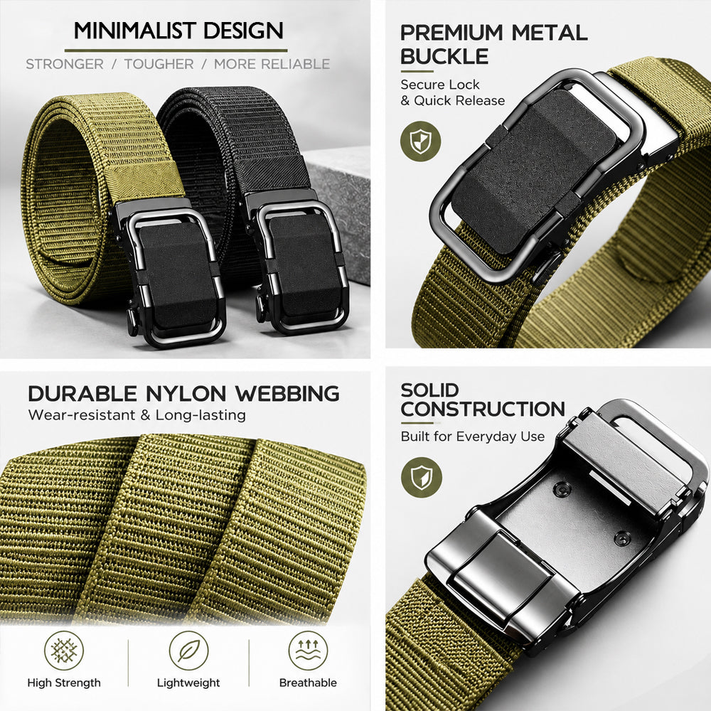 Tactical Nylon Belt with Quick Release Buckle