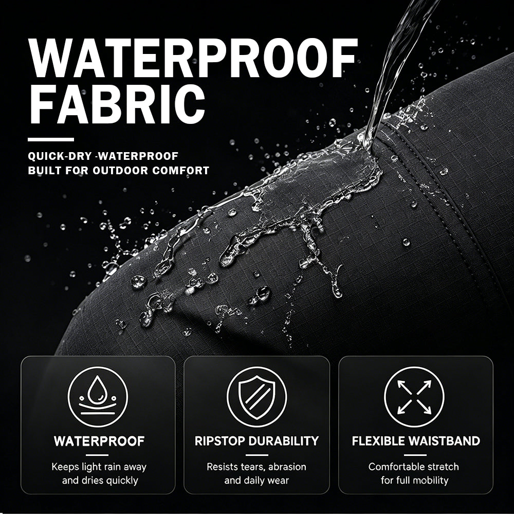 Men’s Urban Stretch Cargo Pants Waterproof Ripstop Pants