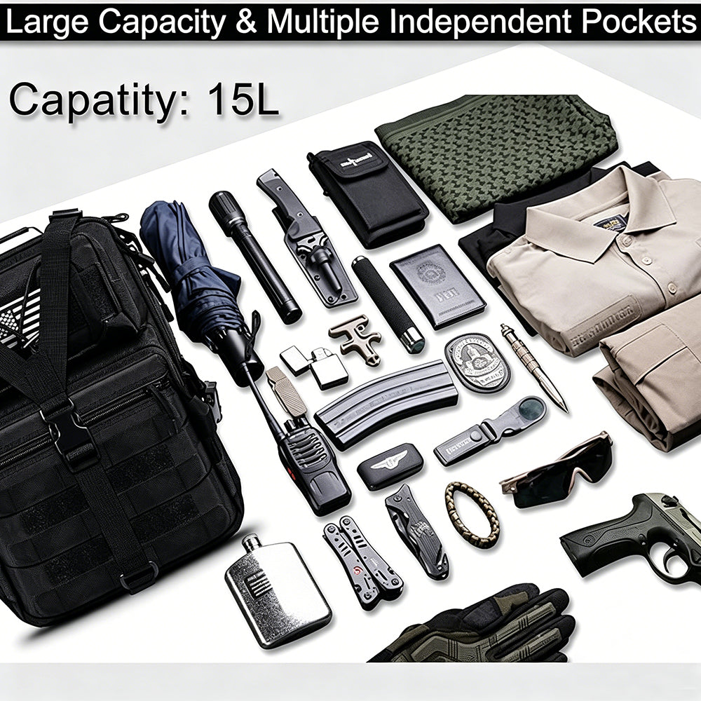 IRONVEX Rover EDC Sling Backpack Waterproof Utility Shoulder Pack