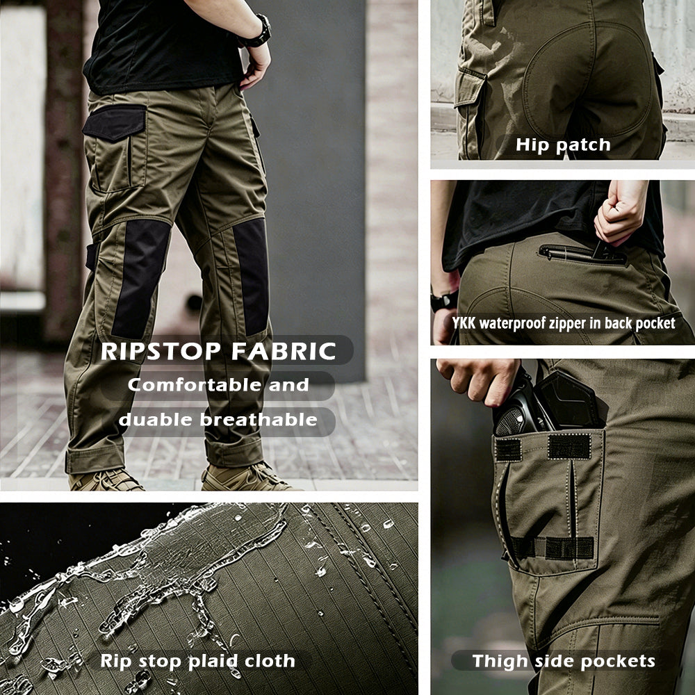 Men’s Urban Cargo Waterproof Ripstop Tactical Pants