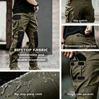 Men’s Urban Cargo Waterproof Ripstop Tactical Pants