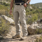 Khaki | Front view of men's tactical pants 6